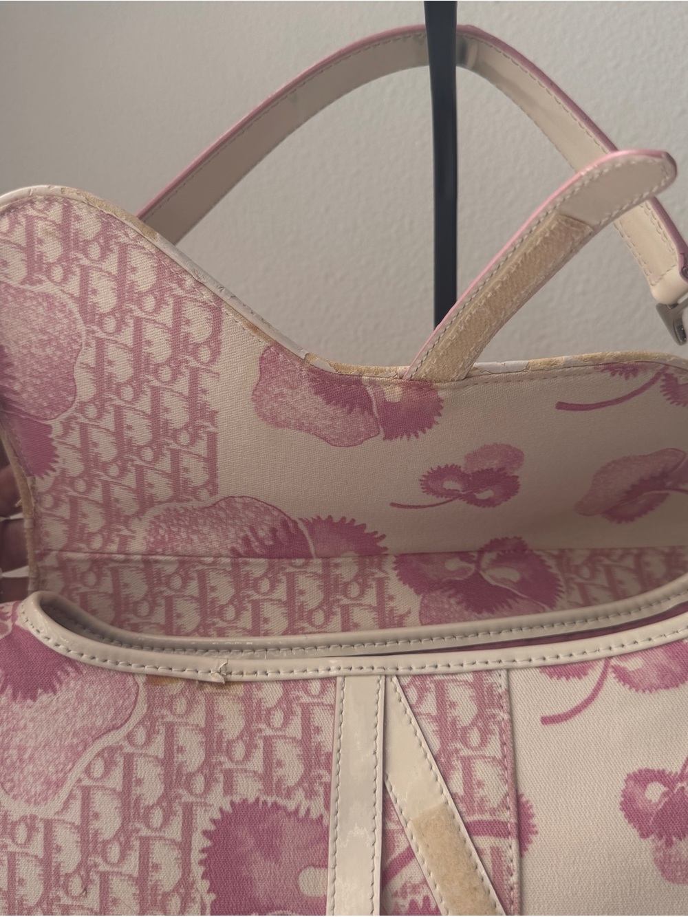 Vintage authentic Christian Dior 2004 PinkGirly Diorissimo Saddle Bag - Picture 10 of 16